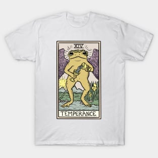 Temperance Toad Tarot Card T-Shirt